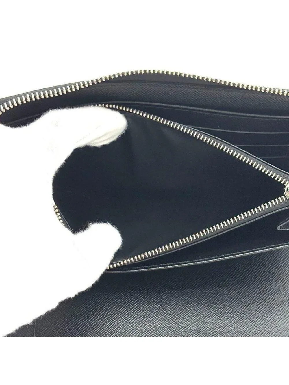 Louis Vuitton Wallet Damier Graphite Zippy Organizer Black